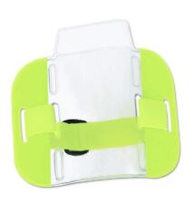 ID/SIA License Badge Holder ID Adjustable Arm Badge High Viz Yellow Arm Band
