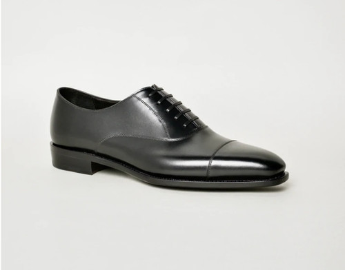 Handmade men black leather - handmade,