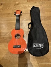 Orange Mahalo MR1-OR Soprano Ukulele With Case