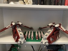 LEGO Star Wars Coruscant Guard Clone Trooper Army + 2x Gunships 75354