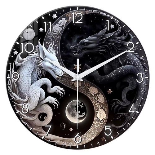 Yin yang dragons - yin,