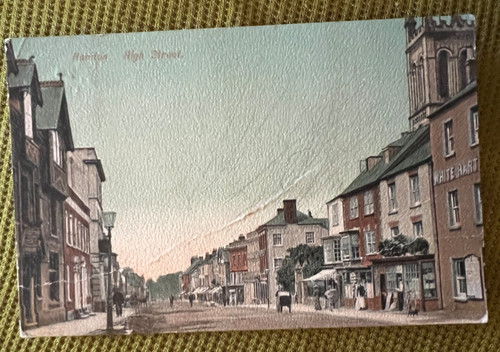 Antique honiton postcard - antique,