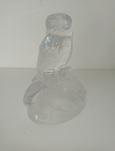 Glass owl ornament - owl,