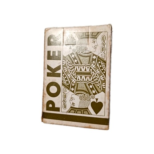 Vintage poker playing - vintage,