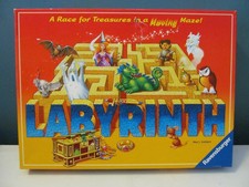 Labyrinth Race For Treasure in a Moving Maze Ravensburger Family Board Game 