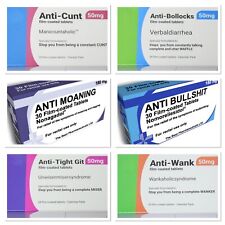Novelty Funny Rude Joke Pill Medicine Tablet Box Prank Stocking Filler Gift Idea