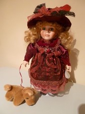 Vintage Porcelain Doll And Her