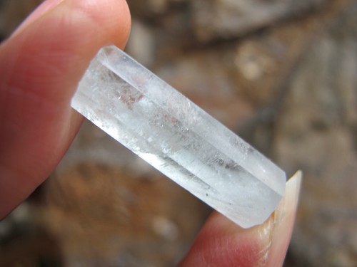Aquamarine crystal specimen - crystal,