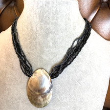 Large mother of pearl pendant