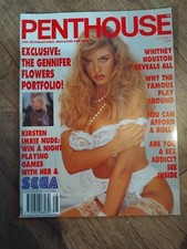 PENTHOUSE Vol 28 No.4 GENNIFER FLOWERS KIRSTEN IMRIE VINTAGE 90s ADULT MAGAZINE 