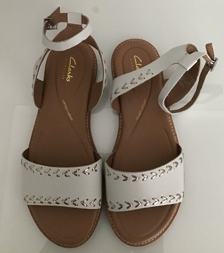 Womens clarks white - white, sandals