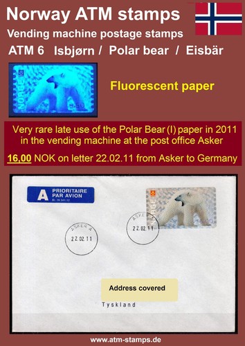 Norway atm polar bear nok16 - norway,