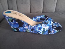 NWOT Nine West Floral Open Toe