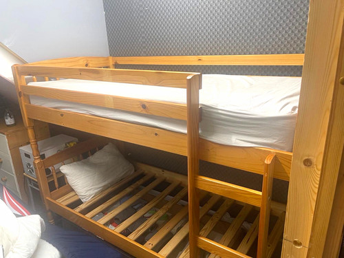 Wooden single bunk - wooden,