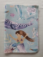 Mermaids & Unicorns Cotton Sample Book Fabric Sew Journal Cards Craft Clear Out