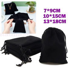10 20 50 Velvet Jewellery Drawstring Wedding Gift Bag Favour Pouches Bags 3 Size