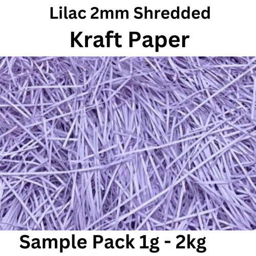 Shredded paper lilac coloured - lilac,