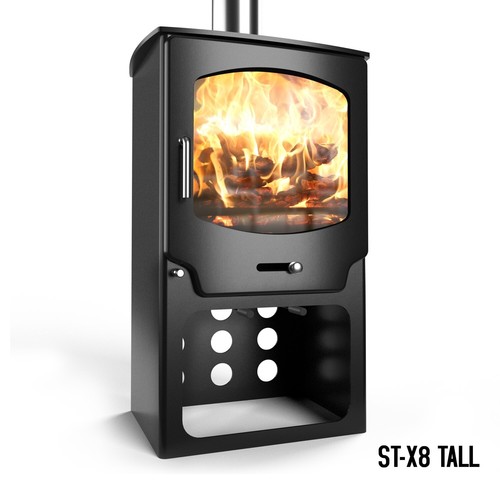 Saltfire tall wood coal - st-x8,