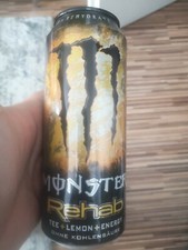 Energy Drink. Monster. Rehab