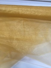Gold organza fabric - fabric, party