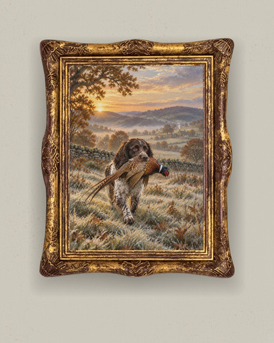 Springer spaniel pheasant art - springer,