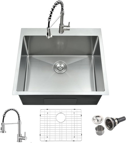 Stainless steel drop in - 25", drop-in