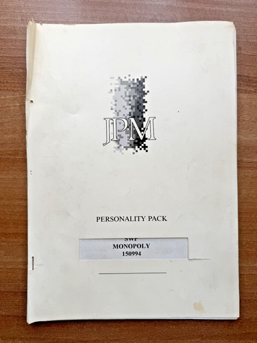 Jpm monopoly swp manual - jpm,