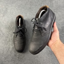 HOTTER Alpha Chukka Leather Shoes Mens UK 9 EU 43 Walking Casual Outdoors