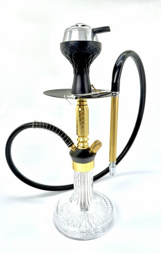 Shisha hookah pipe set gold - hookah,