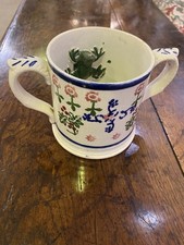 Spongeware Frog Mug Loving Cup