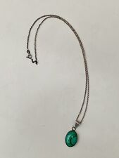 Vintage Silver And Malachite