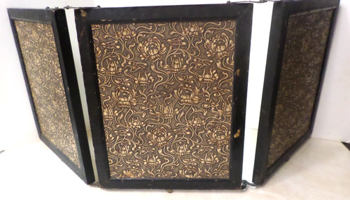 Antique tri fold beveled - antique, tri-fold