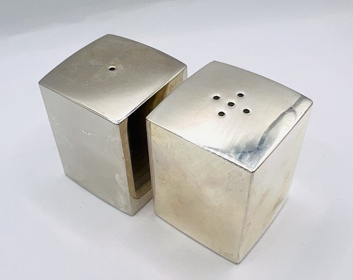 Modernist silver plated square - silver,