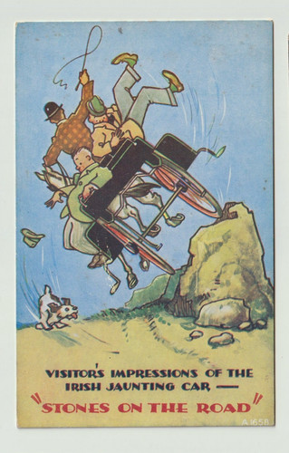 Early comic postcard - comic,