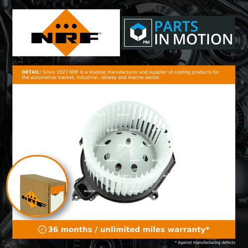 Interior blower motor - motor, fits