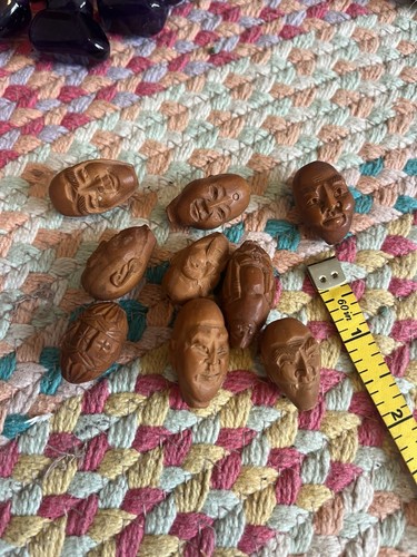Vintage tibet face carved - tibet,