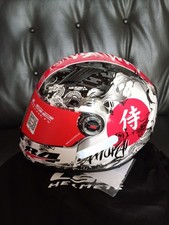 LS2 FF358 SAMURAI FULL FACE MOTORCYCLE MOTORBIKE HELMET XXL 61-62CM DRIFT TRACK 