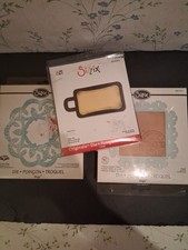 Sizzix Bigz Dies Item Numbers  656464 658039 657111 Excellent Condition 