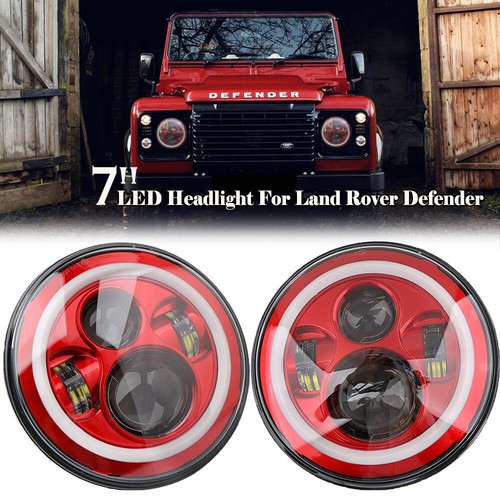 2x7 inch round led - inch, headlight