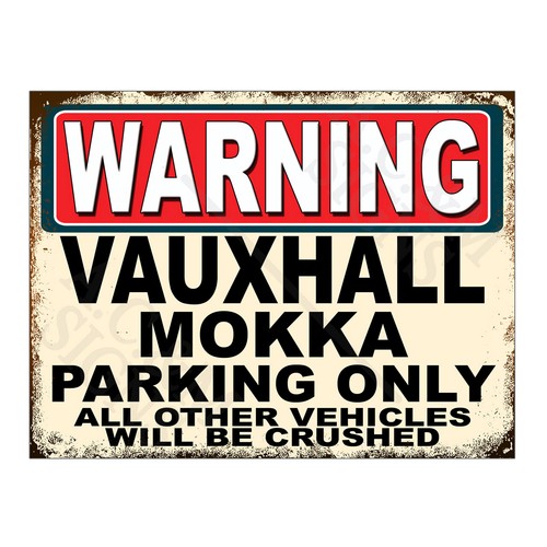 Metal tin sign plaque warning - tin,