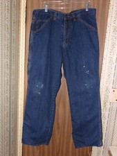 CE Schmidt Jeans 38x30 Regular Straight Carpenter Flannel Workwear