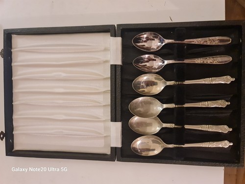 Vtg silver plated - 6, set