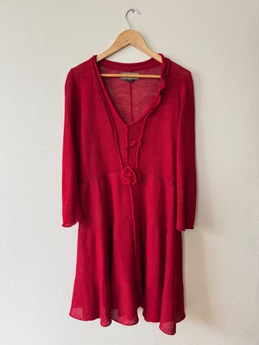 Zuza bart red knit - knit, 100%