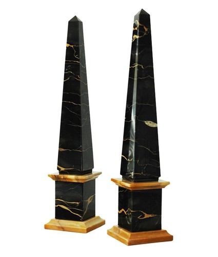 Pair nero portoro - portoro, marble