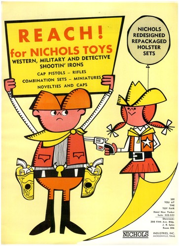 1964 paper toy nichols - 1964, ad