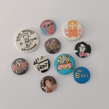 Vintage 80s Pin Badge Lot Punk