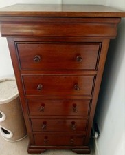 Mahogany Chest of Drawers | 6 Drawers | Louis Philippe Sleigh Style