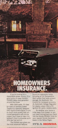 1983 vintage print honda - 1983, ad