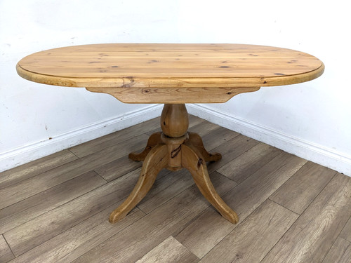 Dining table classic pine oval - table,