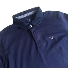 Gant Mens Navy Rugby Polo